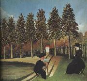 Henri Rousseau, The Artist Painting His Wife